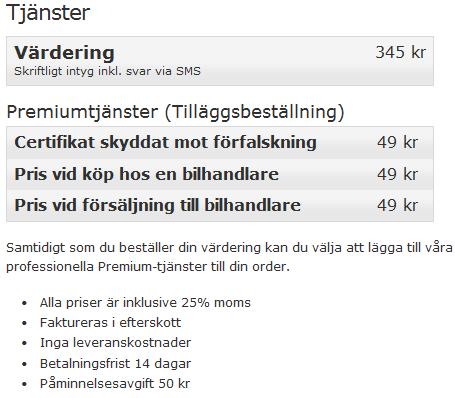 online-vardering-priser